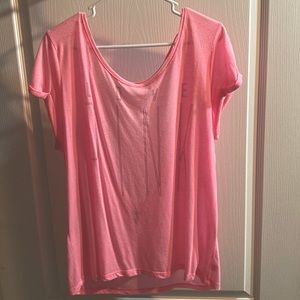 Victoria’s Secret pink shirt